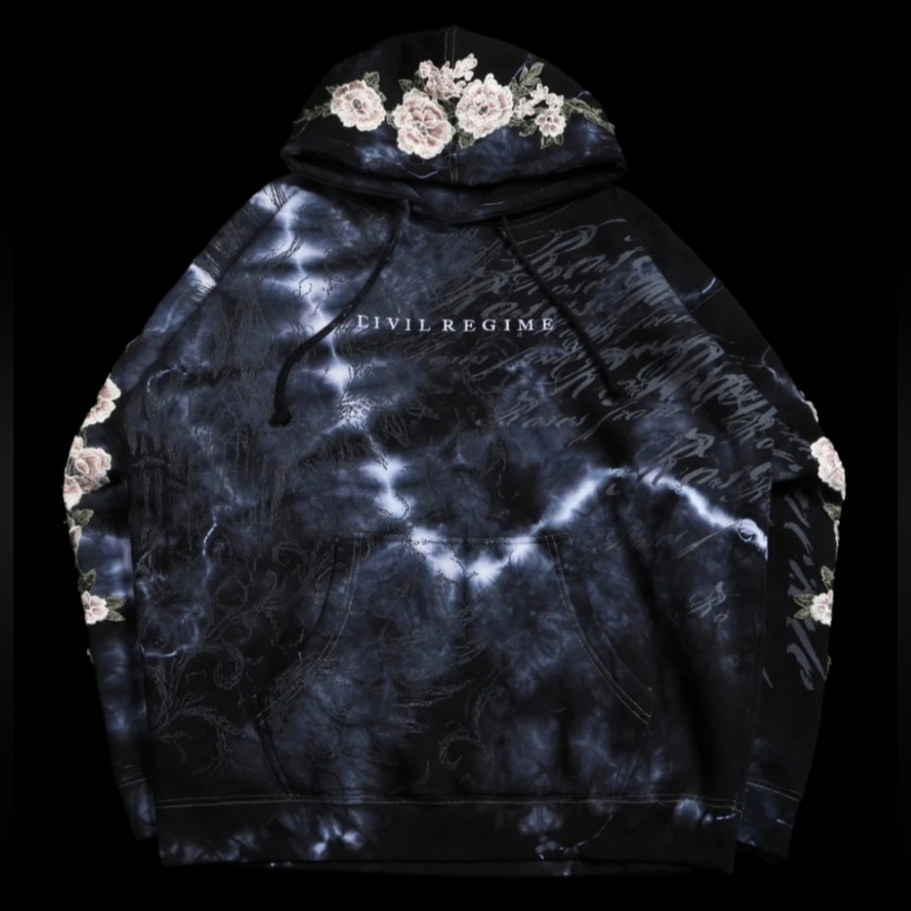 Civil Regime Corgan Marble "Roses" Hoodie
